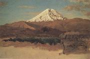 Frederic E.Church Mount Chimborazo,Ecuador oil